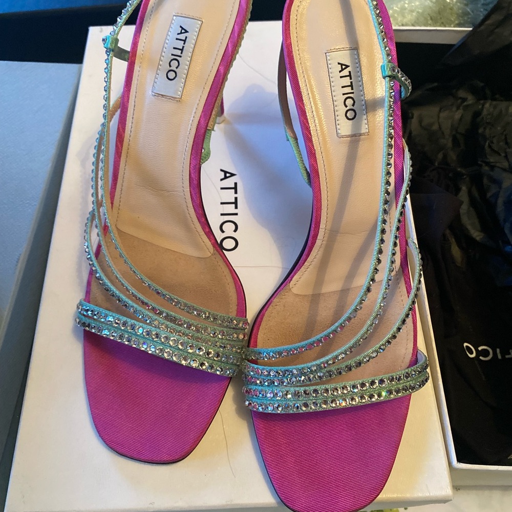 Attico Swarovski sandal sZ 41
